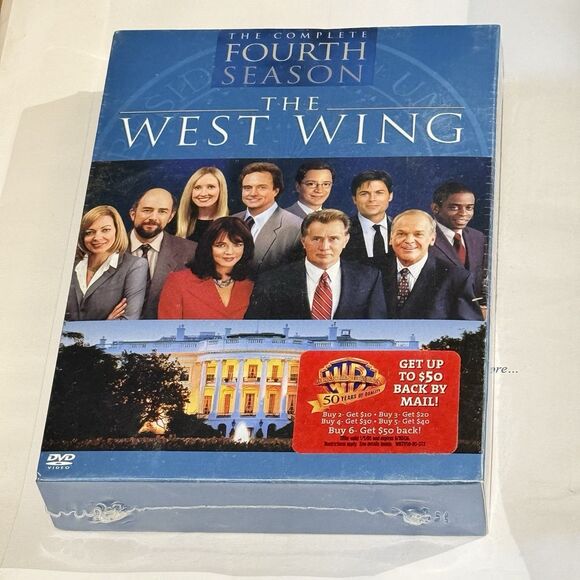 The West Wing: Season 4 - DVD By Martin Sheen,Bradley Whitford - Brand New - Picture 1 of 3